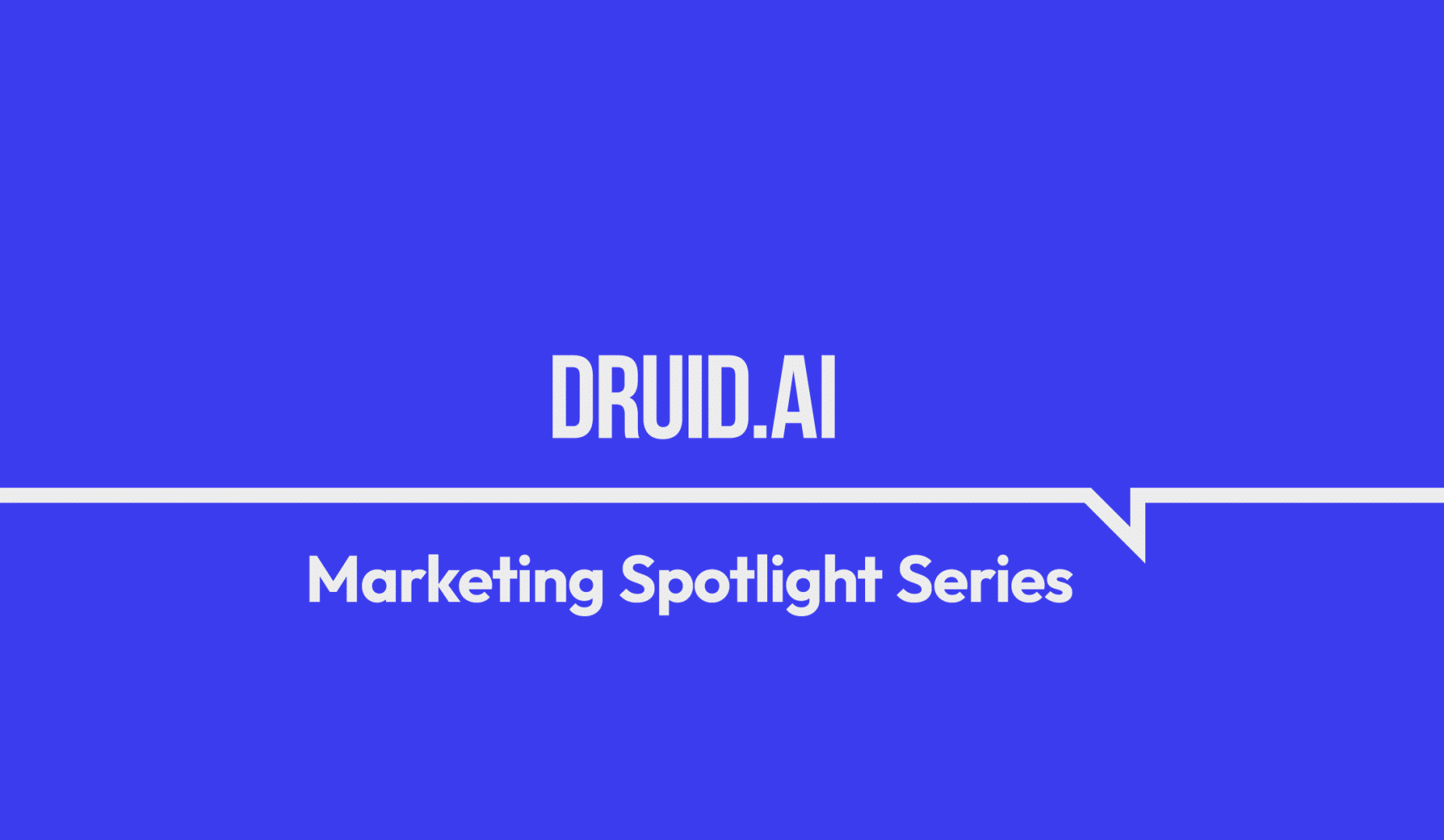 Marketing Spotlight: Understanding DRUID.AI’s sales and marketing strategies for success in Conversational AI