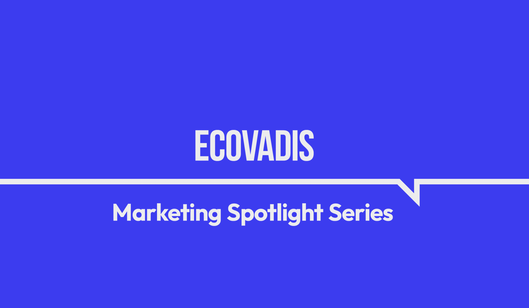 EcoVadis marketing spotlight
