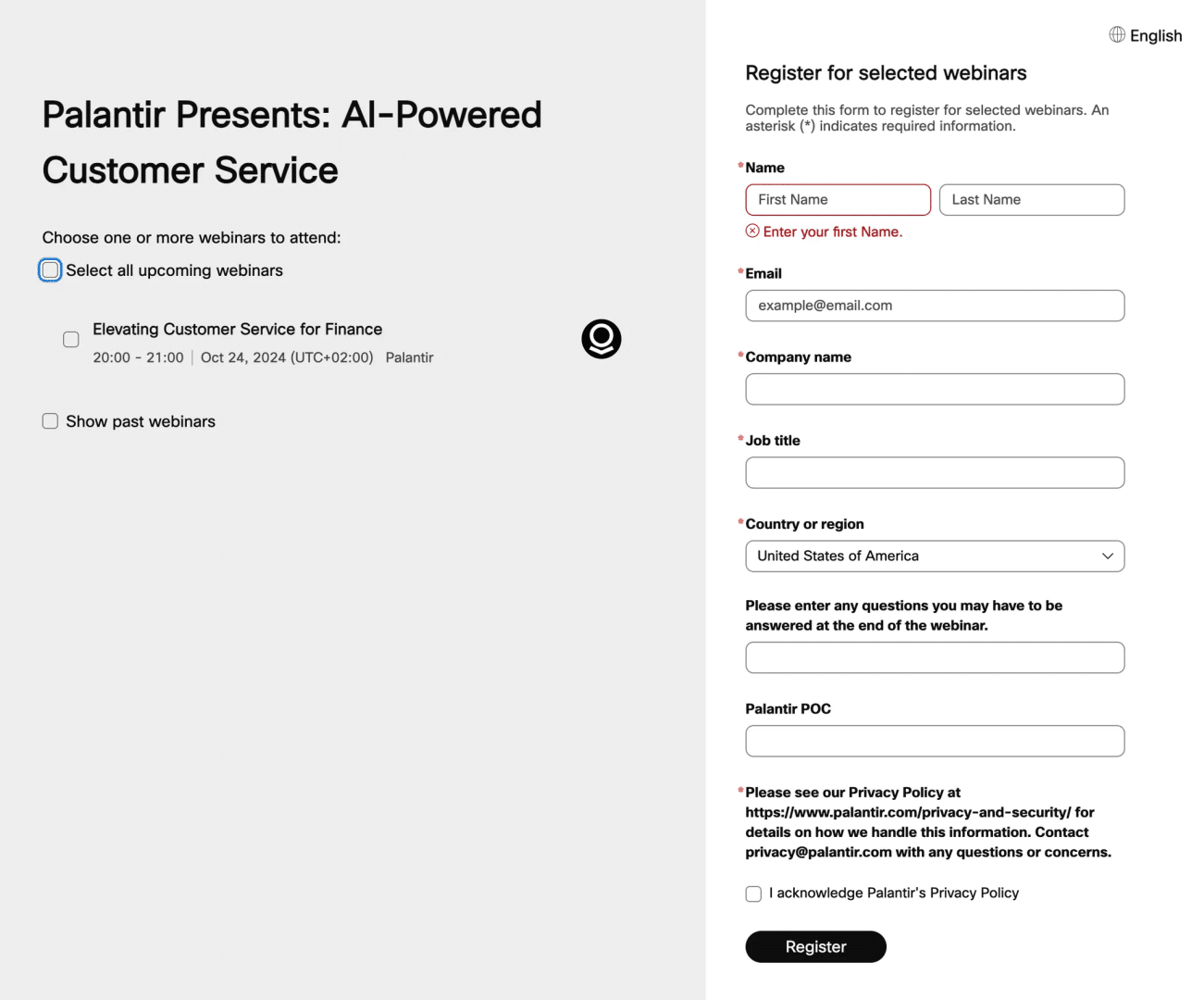 Palantir Marketing Analysis by Milk & Cookies studio | Webinars