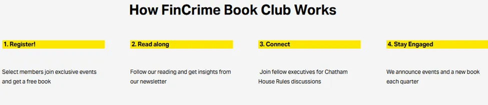 Marketing Spotlight Castellum Marketing strategy FinCrime Book Club