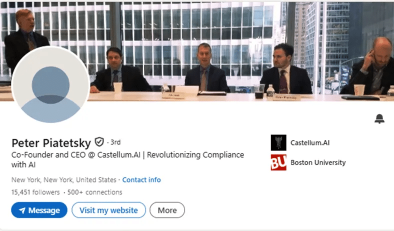 Marketing Spotlight Castellum Marketing strategy Leadership Peter Piatetsky (CEO & Co-Founder)
