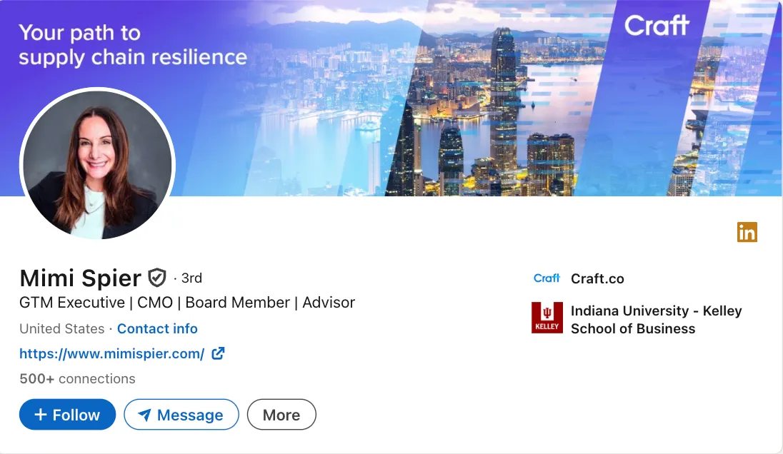 Craft.co Social Media Marketing Strategy CMO on LinkedIn