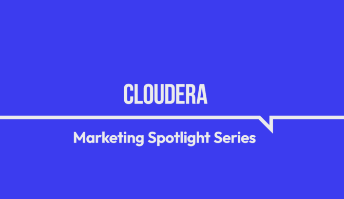 Cloudera Marketing approach