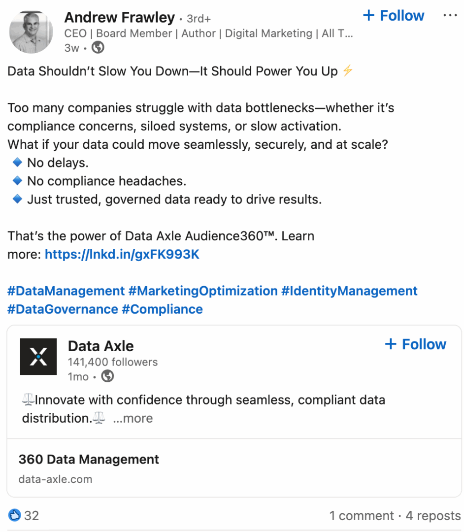 Data Axle's Leadership
