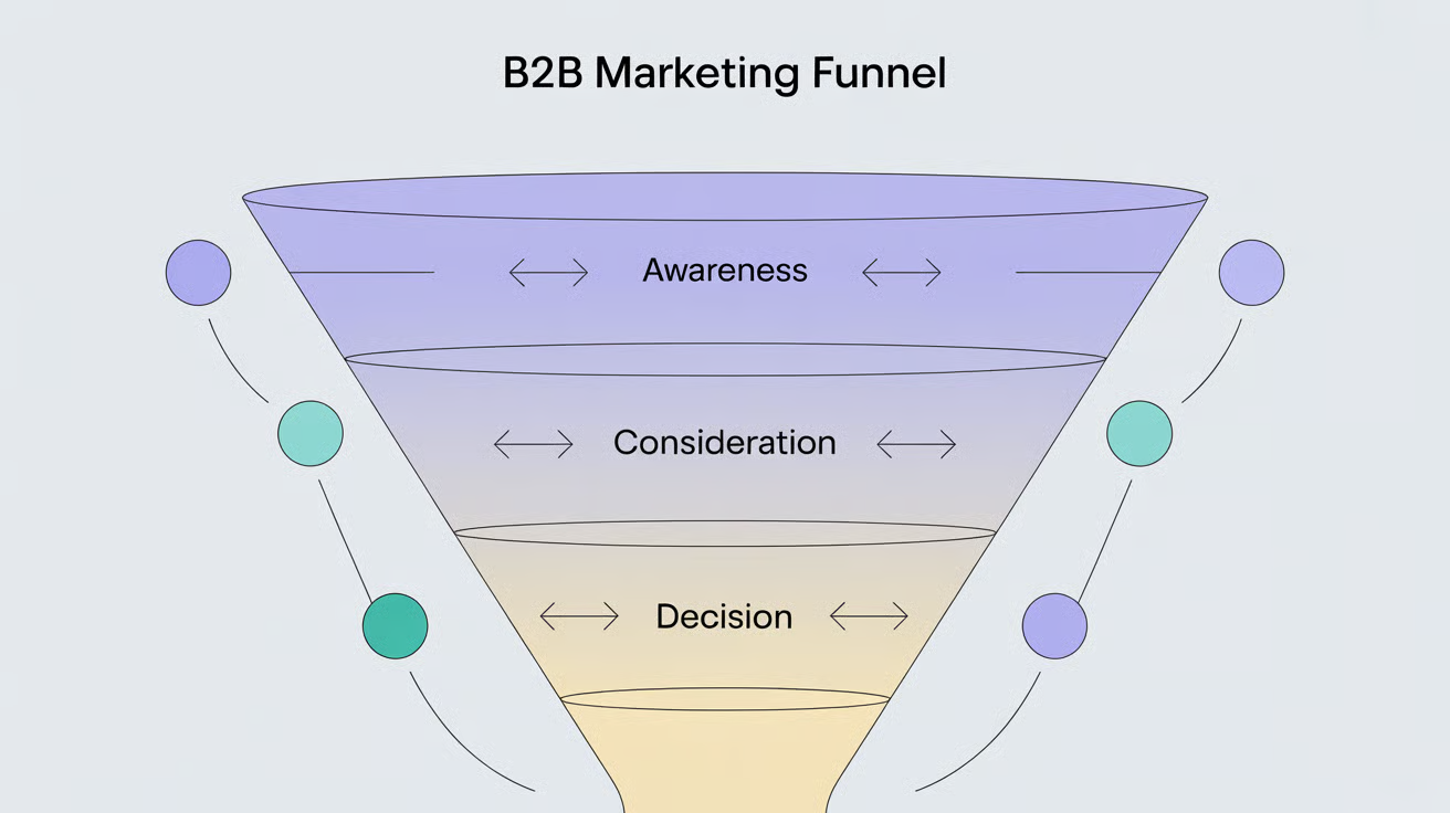 b2b marketing funnel explained