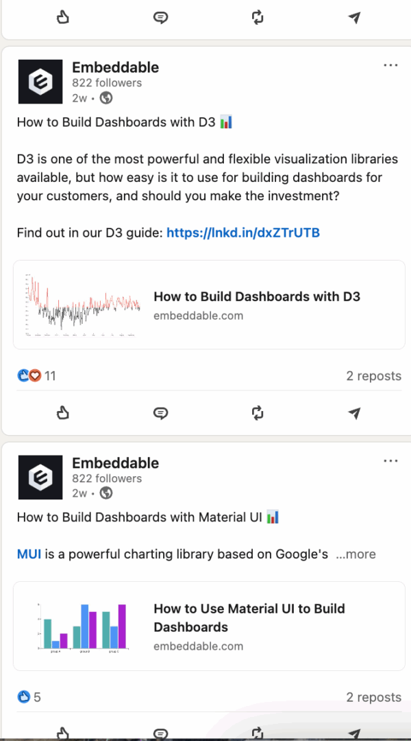 Marketing spotlight: Embeddable Social Media 