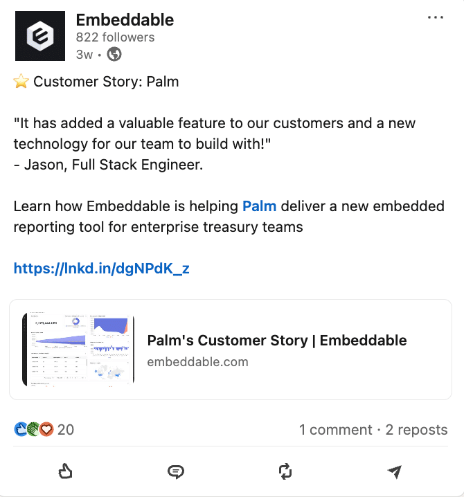 Marketing spotlight: Embeddable Social Media 