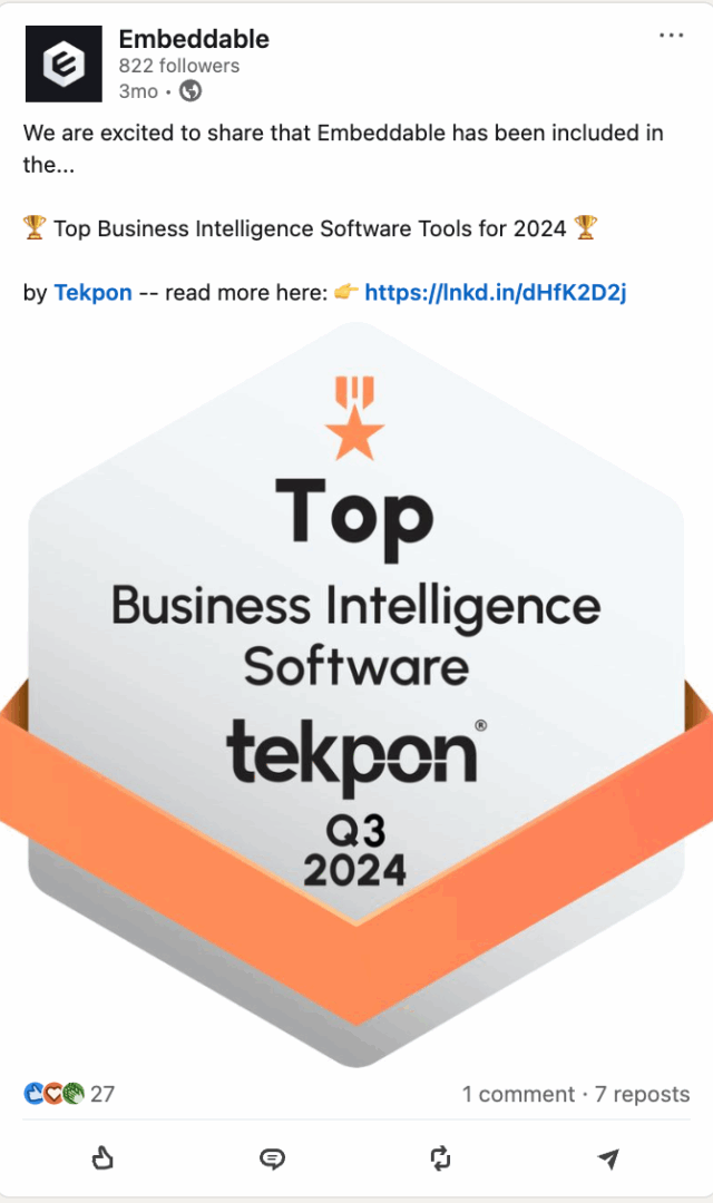 Marketing spotlight: Embeddable Social Media 