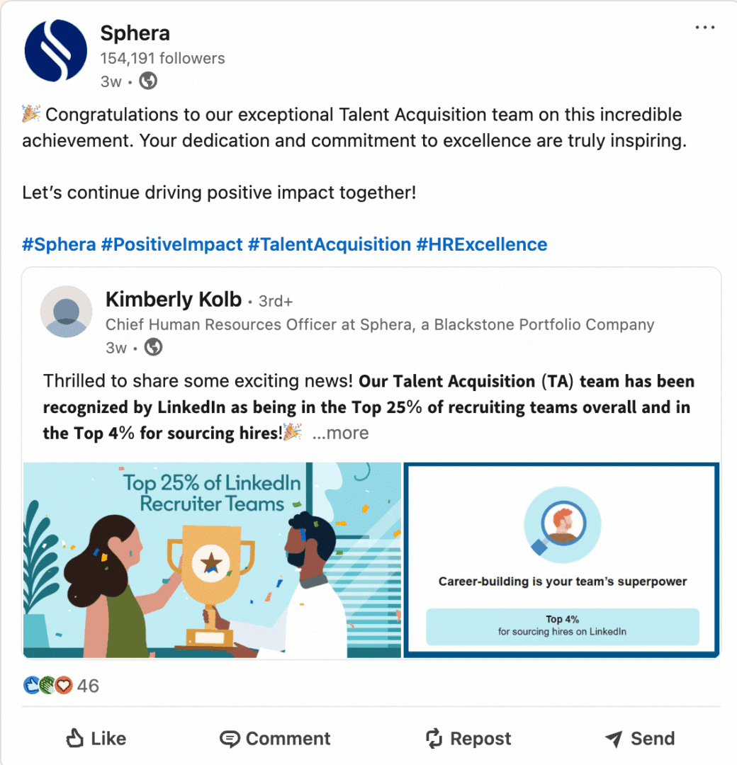 Marketing Spotlight: Sphera social media