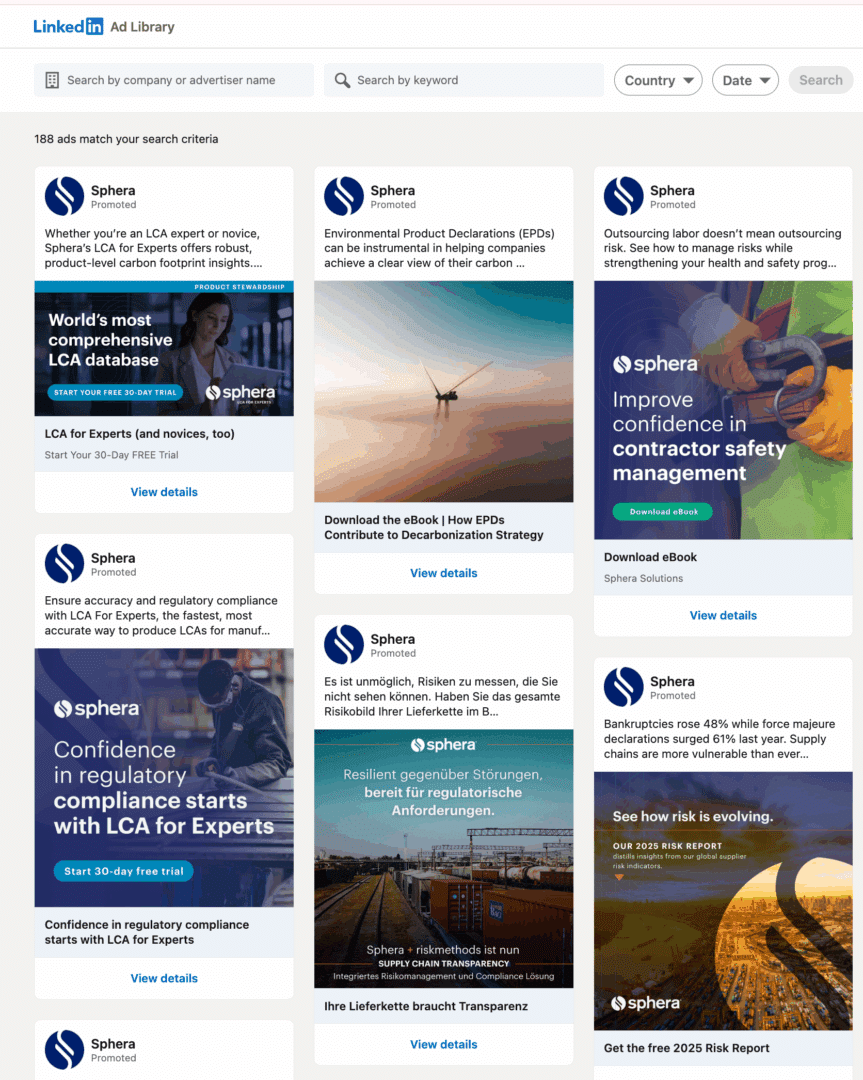 Marketing Spotlight: Sphera lead generation