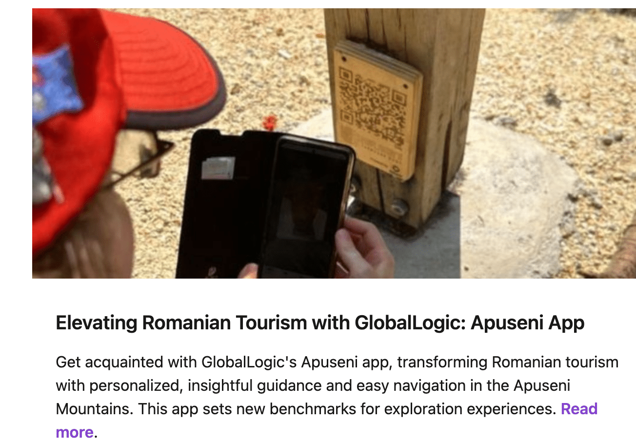 Marketing Spotlight: GlobalLogic Romania social media content