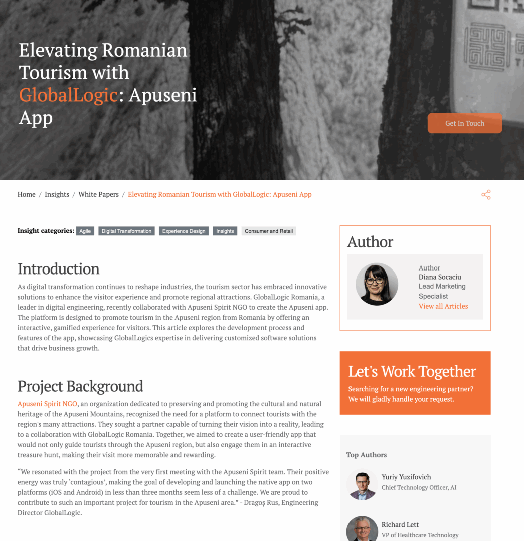 Marketing Spotlight: GlobalLogic Romania social media content