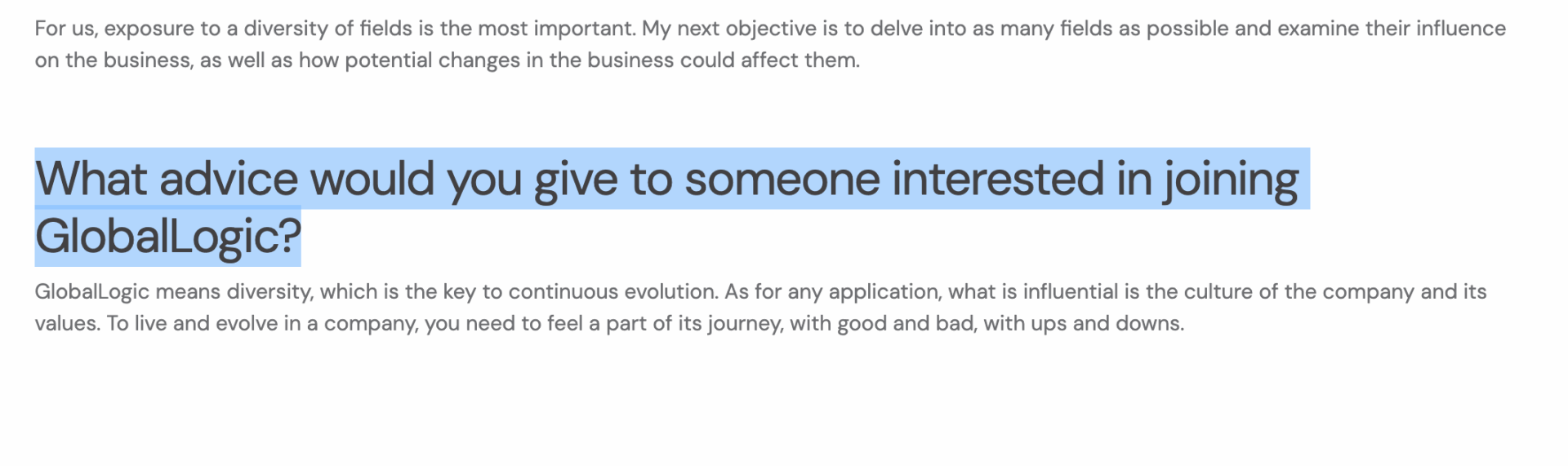 Marketing Spotlight: GlobalLogic Romania content marketing