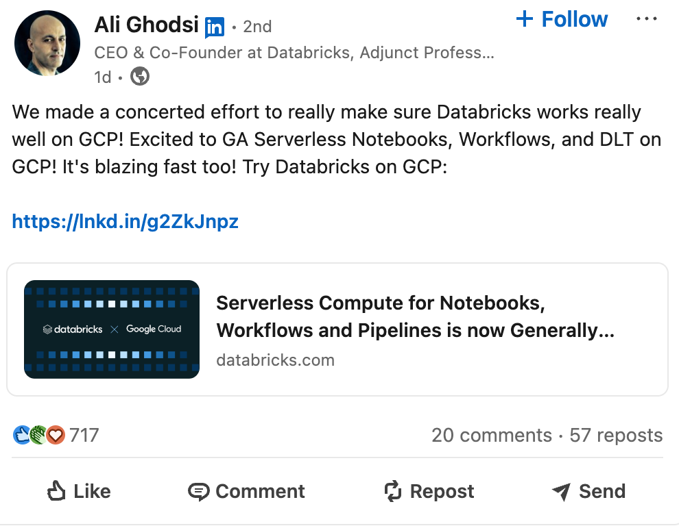 Marketing Spotlight: Databricks social media