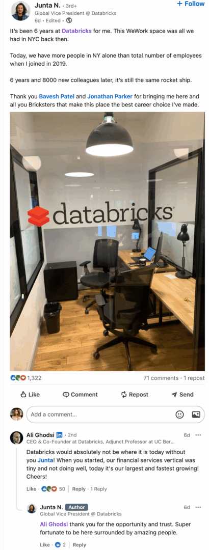 Marketing Spotlight: Databricks social media