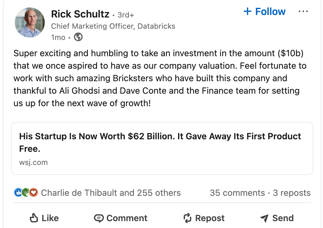 Marketing Spotlight: Databricks social media