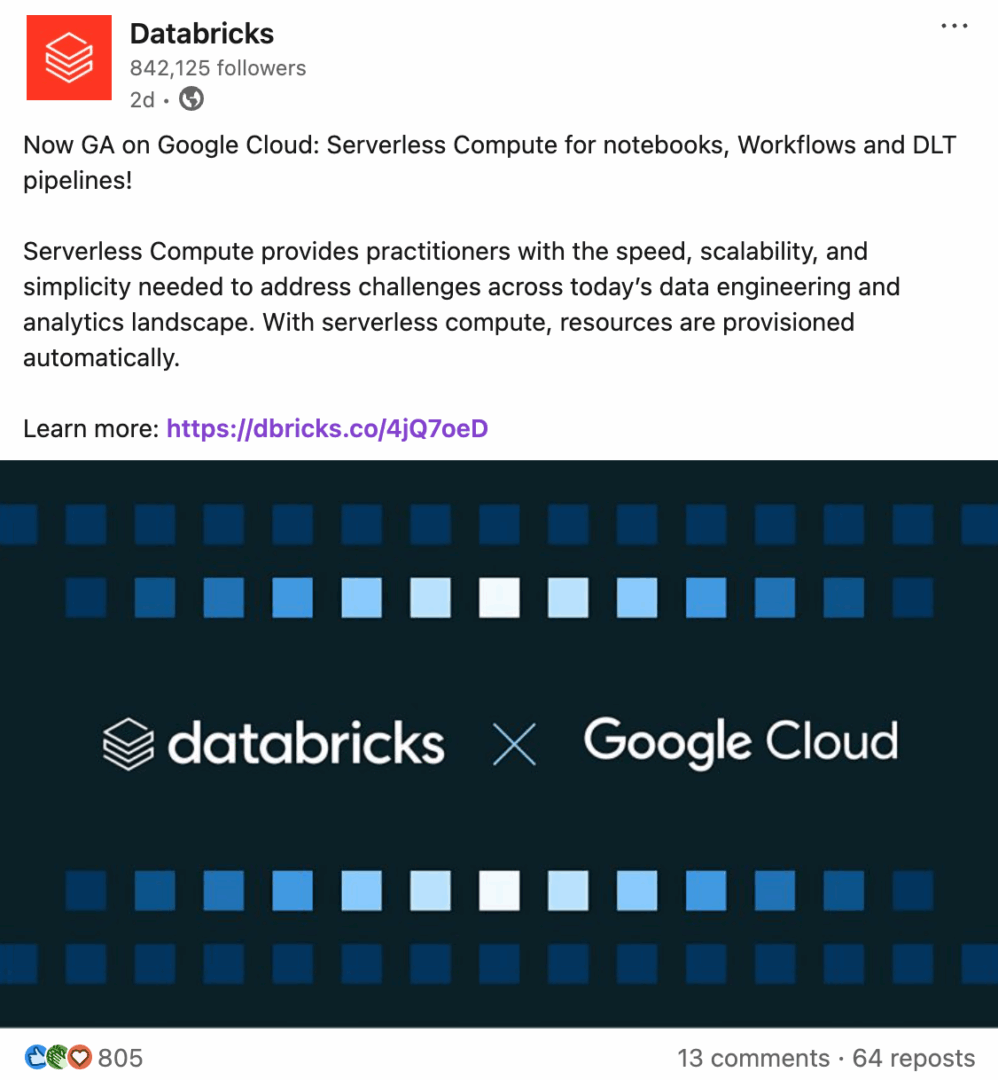 Marketing Spotlight: Databricks social media