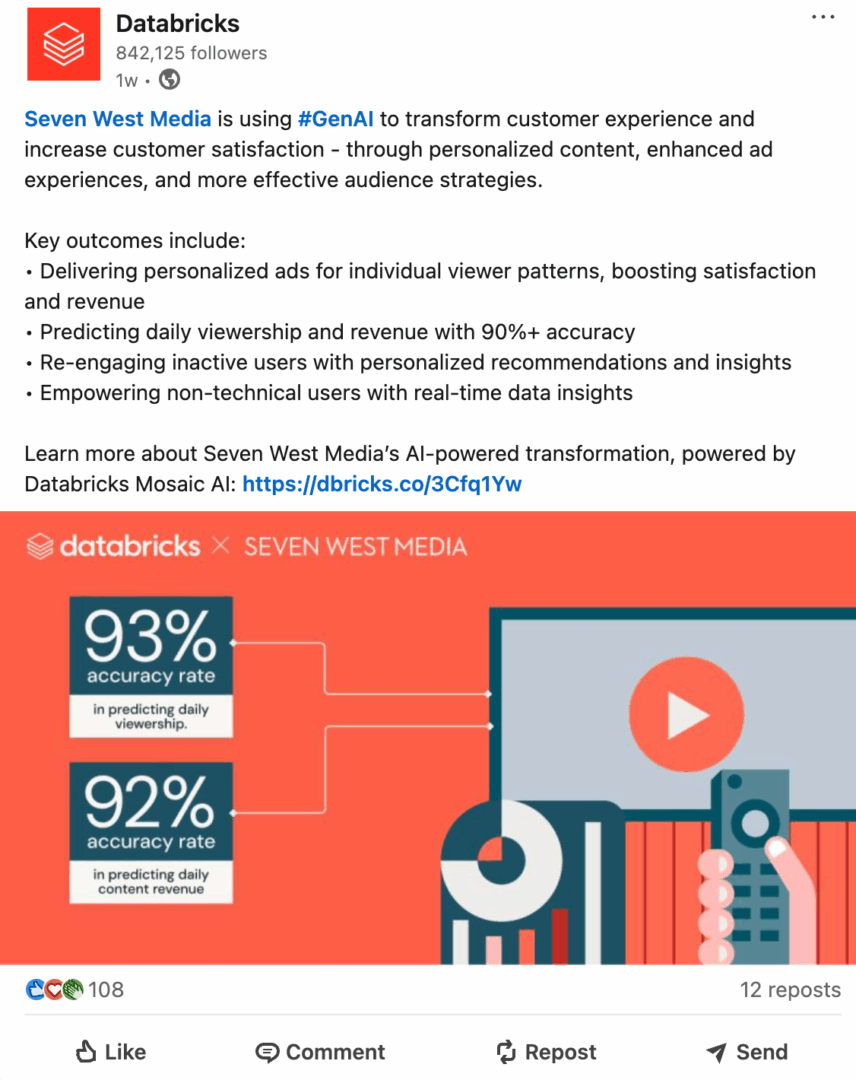 Marketing Spotlight: Databricks social media