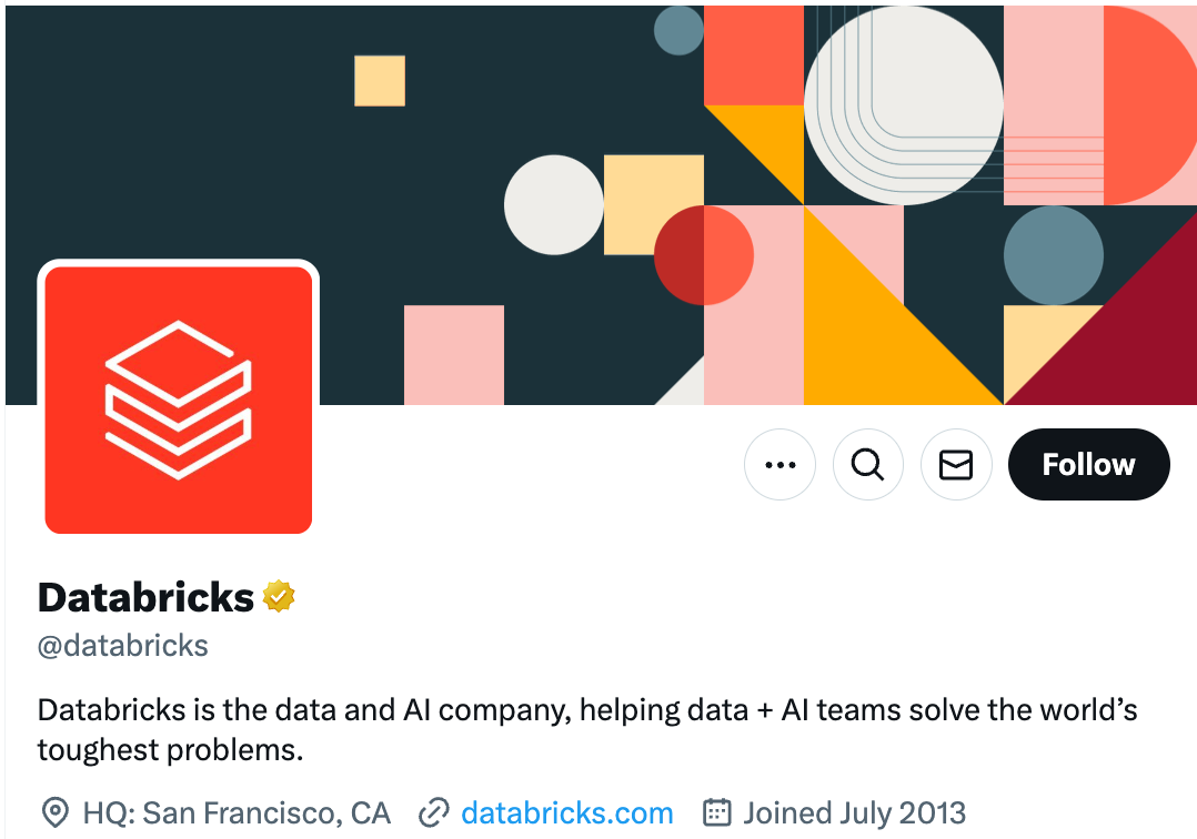 Marketing Spotlight: Databricks social media