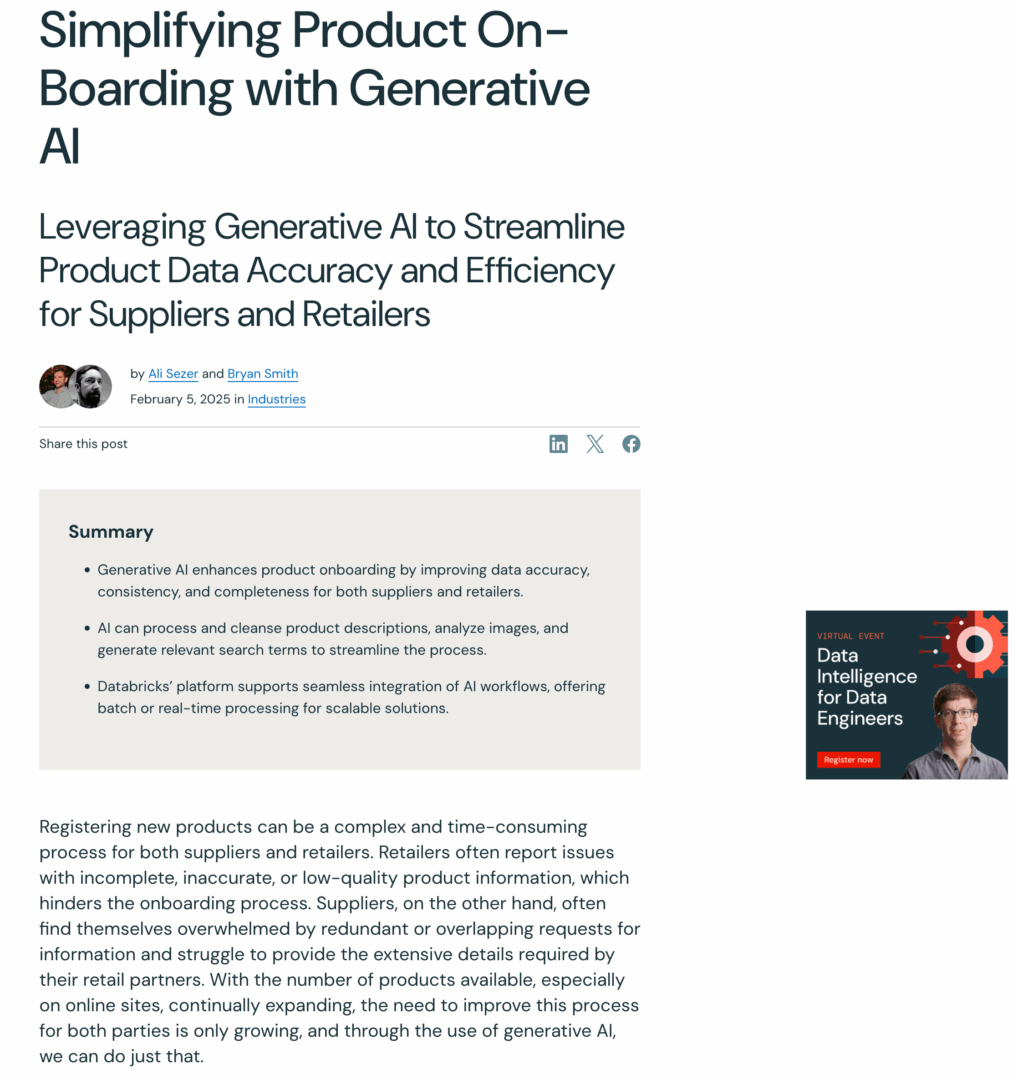 Marketing Spotlight: Databricks demand generation
