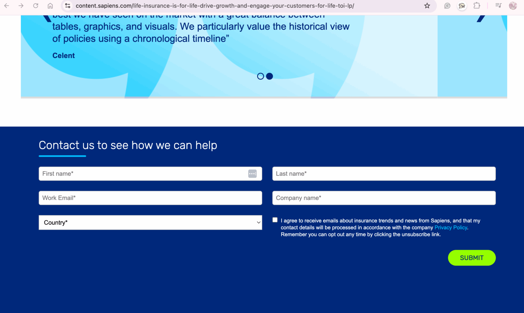 Marketing Spotlight: Sapiens social media