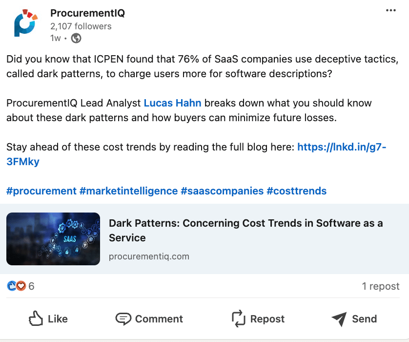 Marketing Spotlight: Procurement IQ