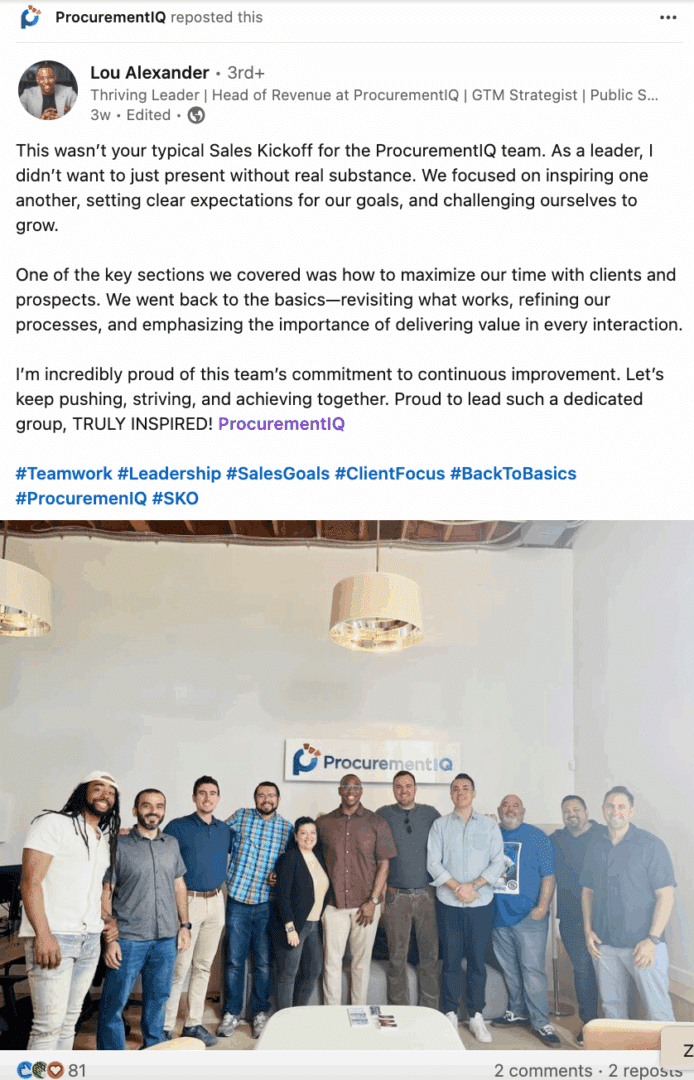 Marketing Spotlight: Procurement IQ