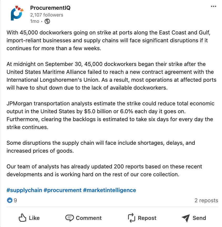 Marketing Spotlight: Procurement IQ