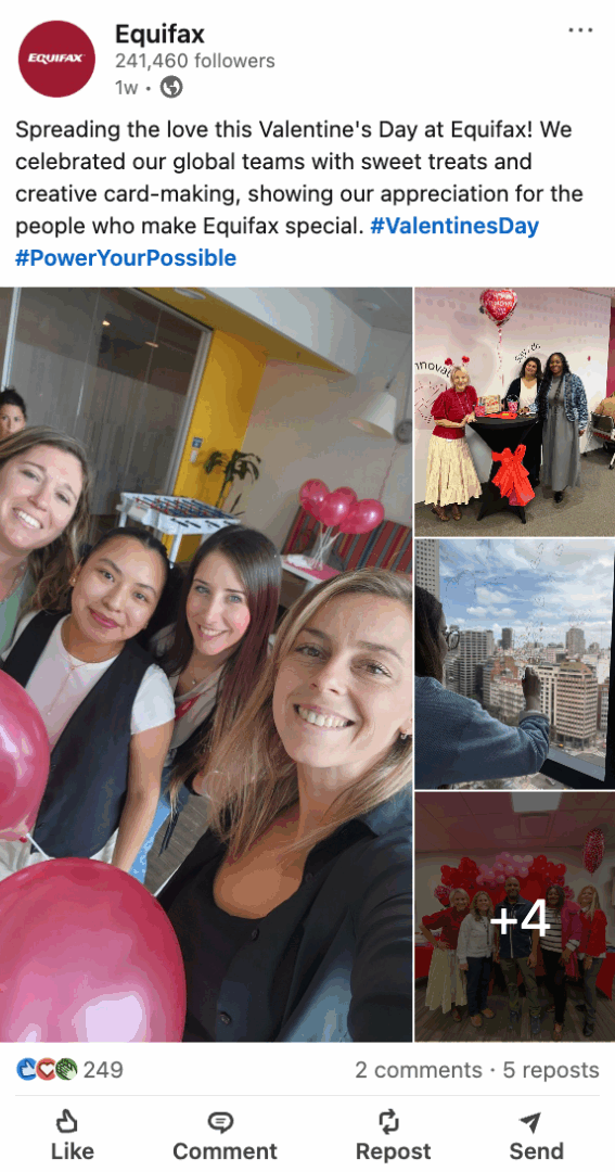 Marketing Spotlight: Equifax social media content