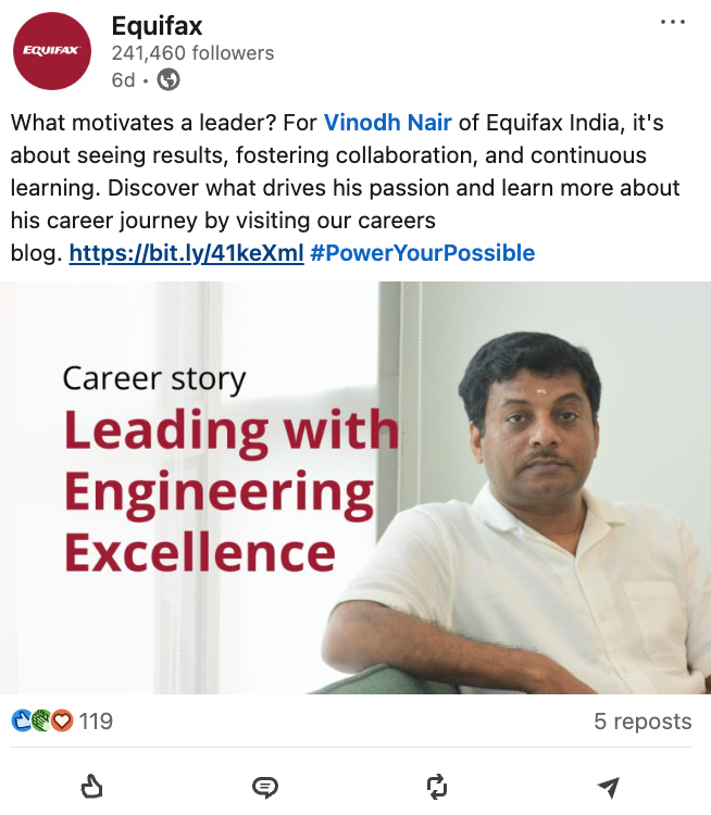 Marketing Spotlight: Equifax social media content