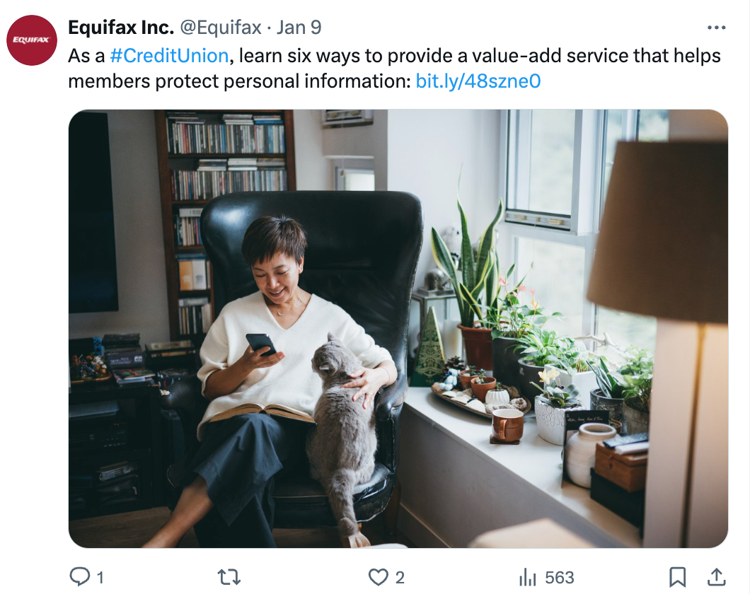 Marketing Spotlight: Equifax social media content