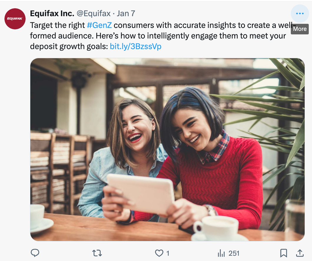 Marketing Spotlight: Equifax social media content