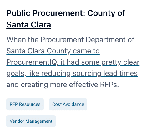 Marketing Spotlight: Procurement IQ