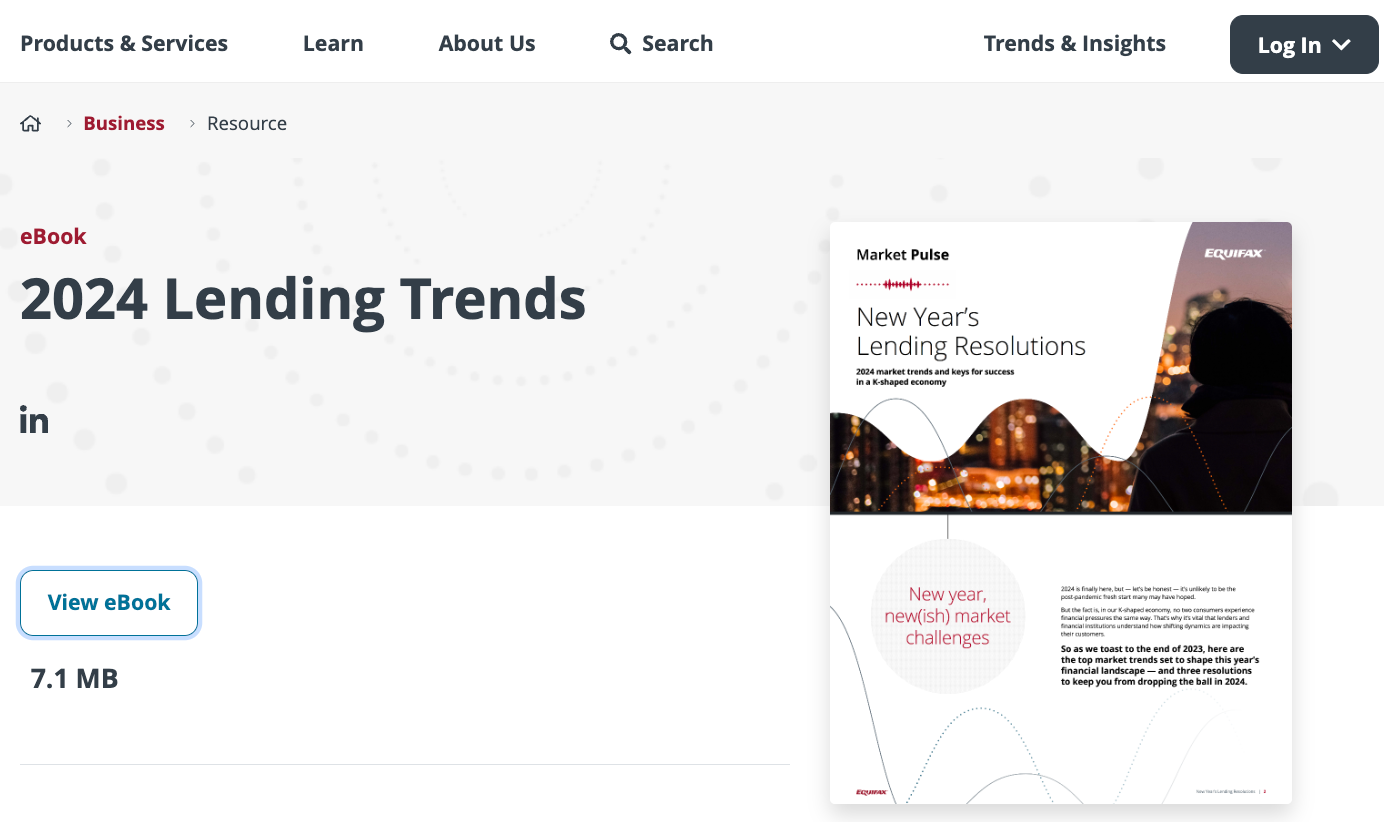 Marketing Spotlight: Equifax demand generation