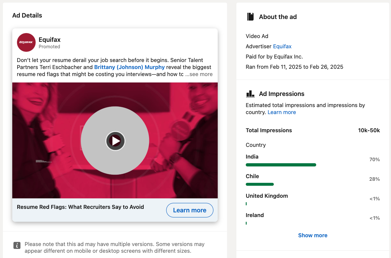 Marketing Spotlight: Equifax lead generation
