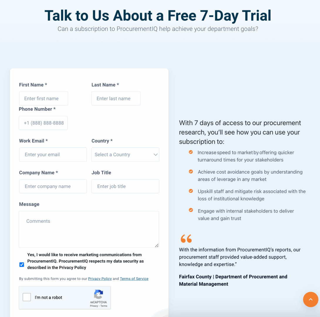 Marketing Spotlight: Procurement IQ