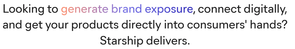 Marketing Spotlight Starship Technologies