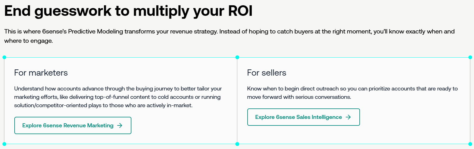 Marketing Spotlight: 6sense Marketing Strategy Service and Product Breakdown
