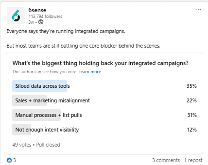 Marketing Spotlight: 6sense Marketing Strategy Social Media Strategy