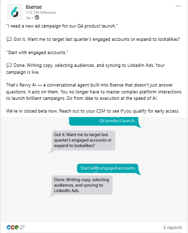 Marketing Spotlight: 6sense Marketing Strategy Social Media Strategy