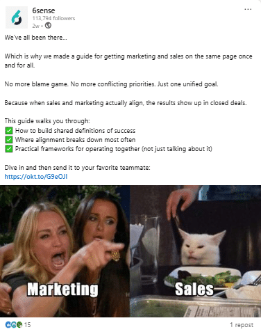 Marketing Spotlight: 6sense Marketing Strategy Social Media Strategy