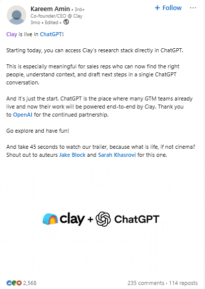 Marketing Spotlight: Clay Marketing Strategy Leadership Presence Analysis